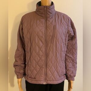 Women Columbia Lavender Quilted Lightweight Winter Jacket